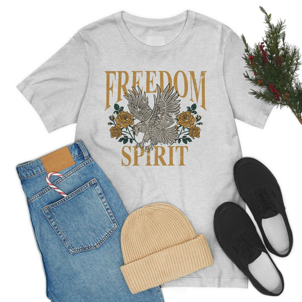 Freedom Spirit Eagle Grunge Unisex Tee