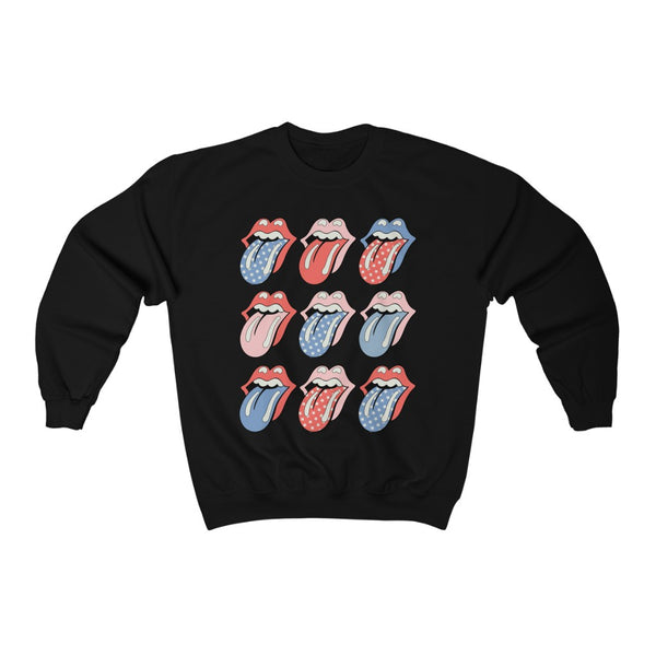 Flags Out Tongues Out Unisex Sweatshirt