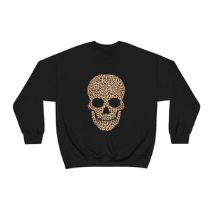 Skull Head Leopard Unisex Sweatshirt