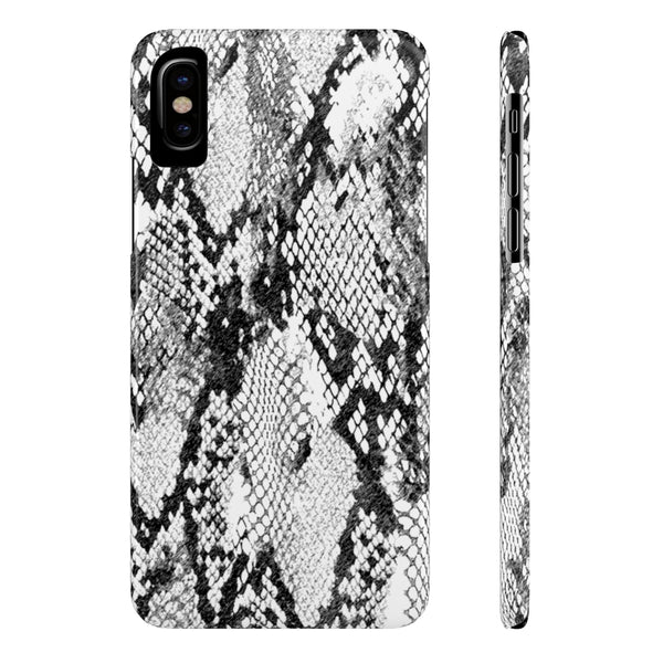 Snake Print Snap Phone Case