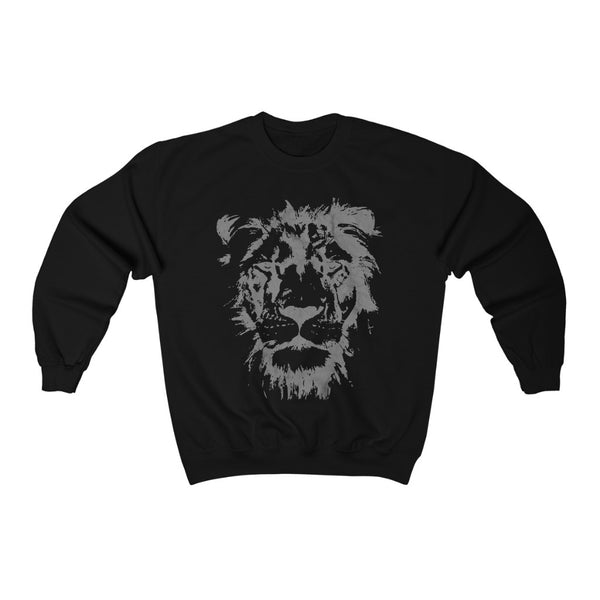 Lion Face Grunge Unisex Sweatshirt