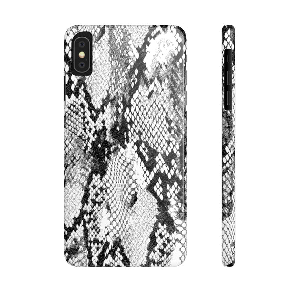 Snake Print Snap Phone Case