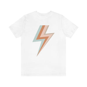 Striped Bolt Unisex Tee