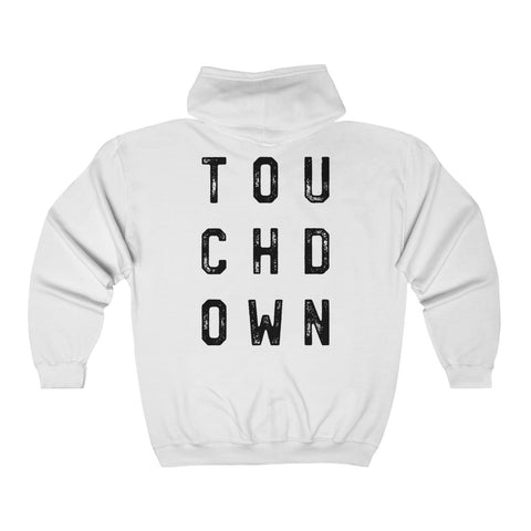 TOUCHDOWN Zip Up Hoodie