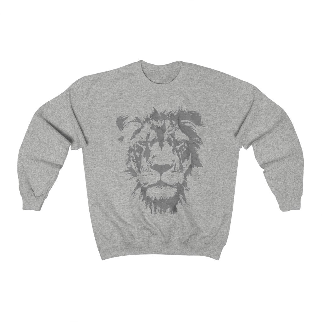 Lion Face Grunge Unisex Sweatshirt