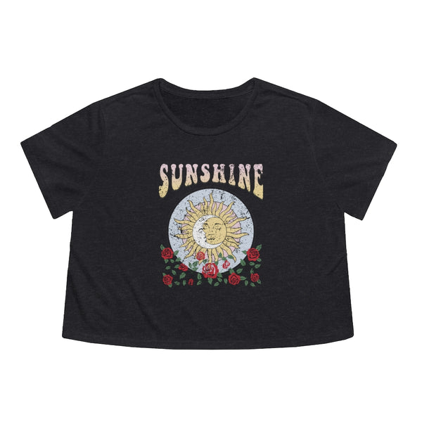 Sunshine Sun Moon Cropped Tee