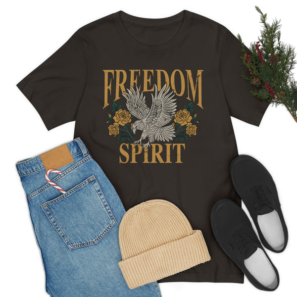Freedom Spirit Eagle Grunge Unisex Tee