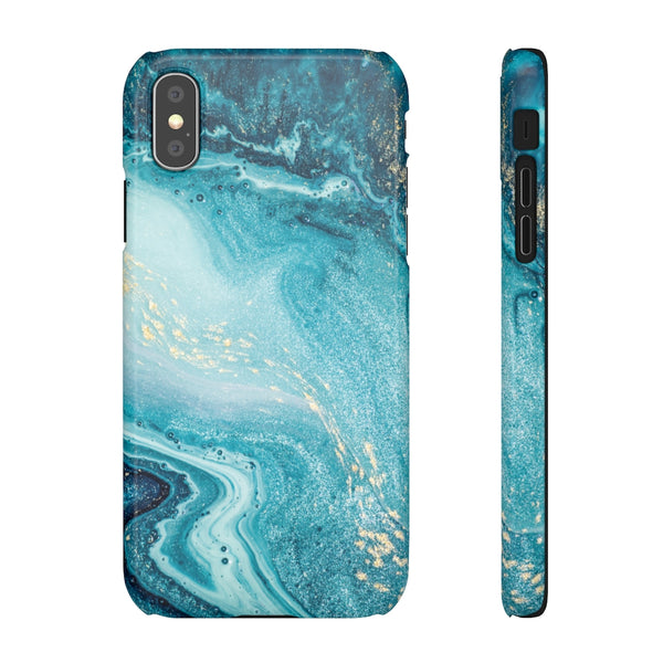 Ocean Marble Snap Phone Case