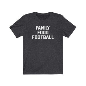 Family Food Football Unisex Short Sleeve Tee