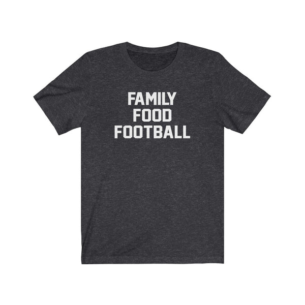 Family Food Football Unisex Short Sleeve Tee