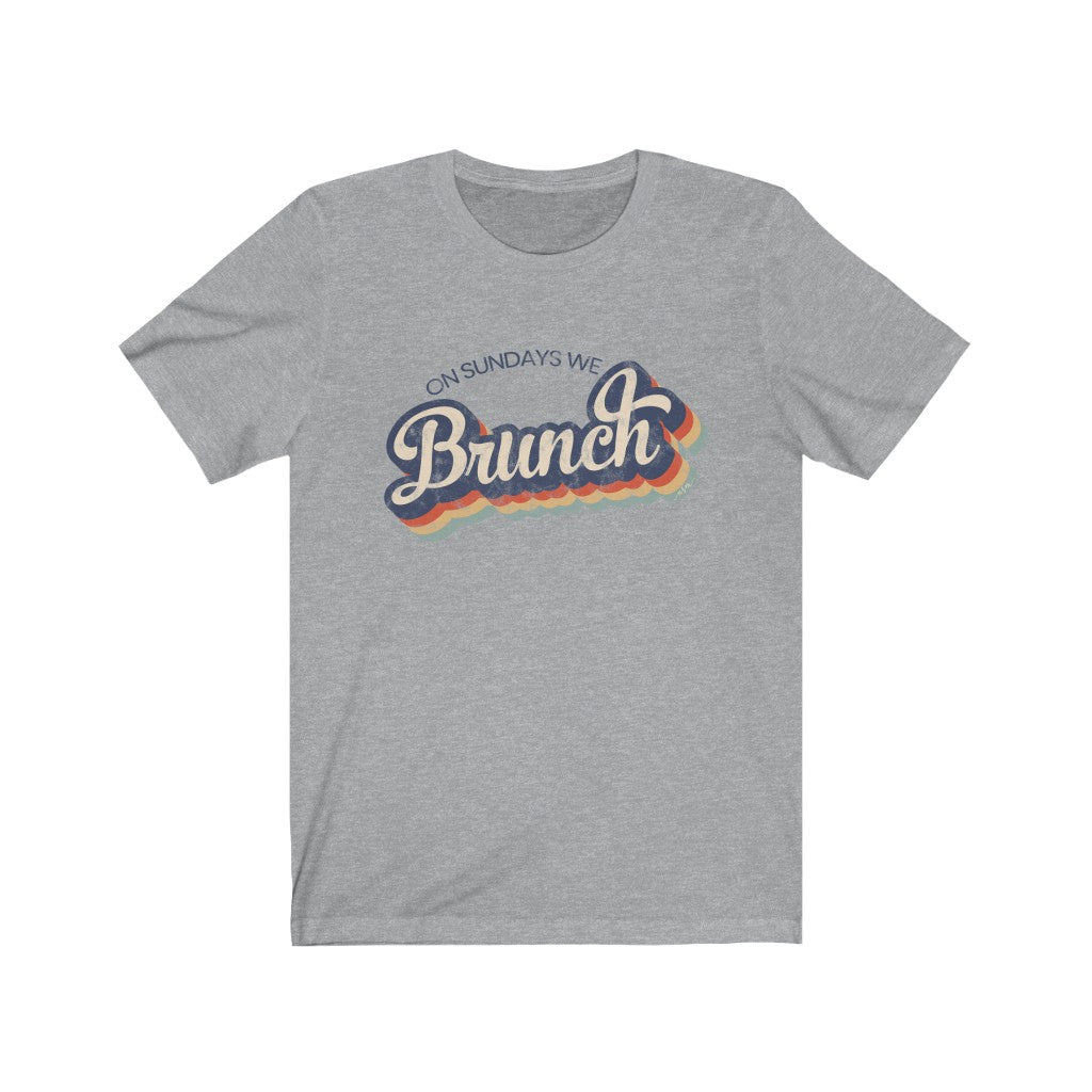 On Sundays We Brunch Unisex Tee