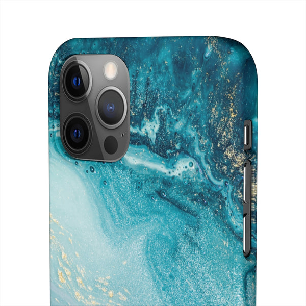 Ocean Marble Snap Phone Case