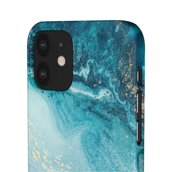 Ocean Marble Snap Phone Case