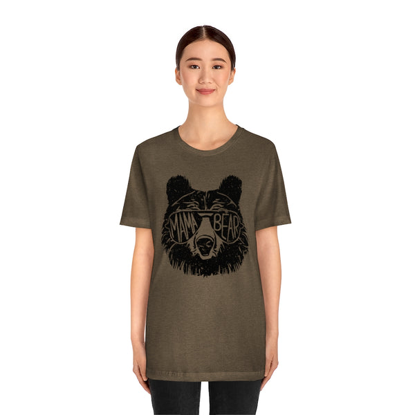 Cool Mama Bear Sunglasses Unisex Tee