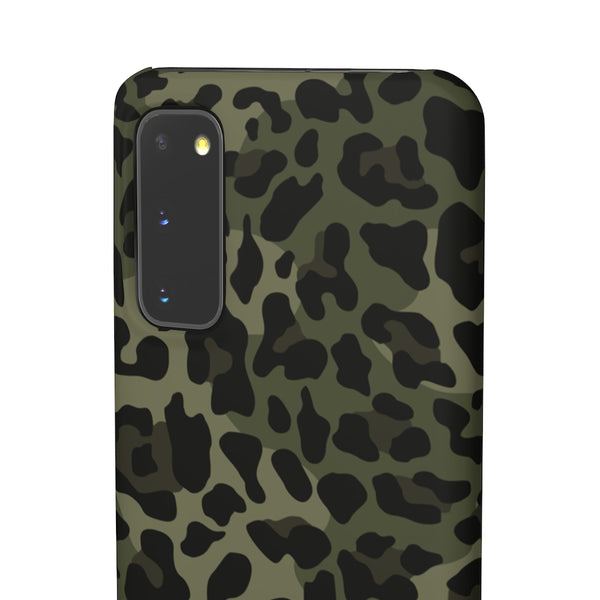 Camo Leopard Print Snap Phone Case