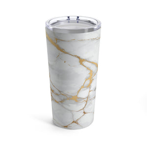 Marble Gold Tumbler 20oz