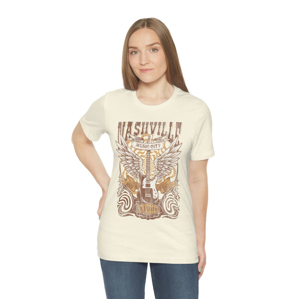 Nashville Music City Grunge Unisex Tee