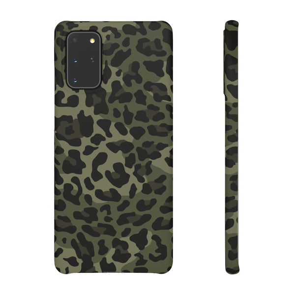 Camo Leopard Print Snap Phone Case