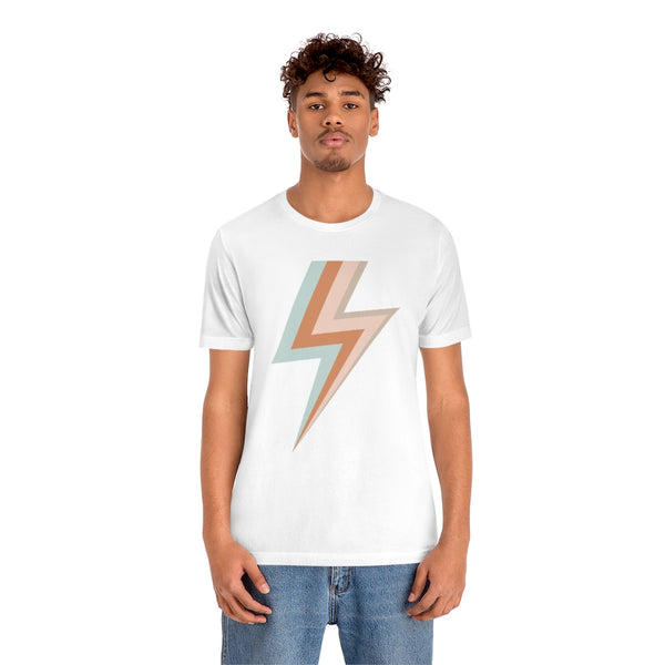 Striped Bolt Unisex Tee