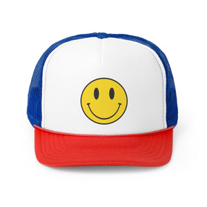 Smiley Face PRINT Trucker Caps