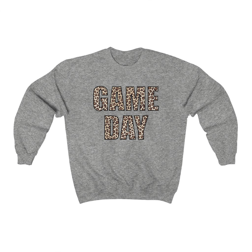 Game Day Leopard Print Unisex Sweatshirt