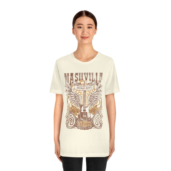 Nashville Music City Grunge Unisex Tee