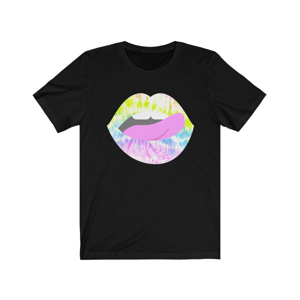 Tie Dye Lips Teeth Unisex Tee