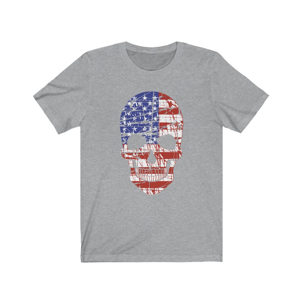 American Flag Skull Unisex Tee