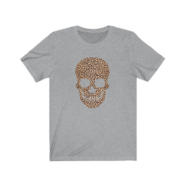 Skull Head Leopard Unisex Tee