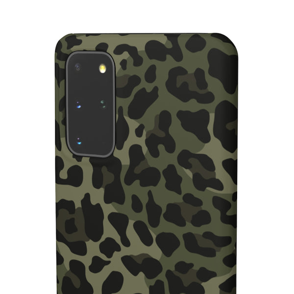 Camo Leopard Print Snap Phone Case