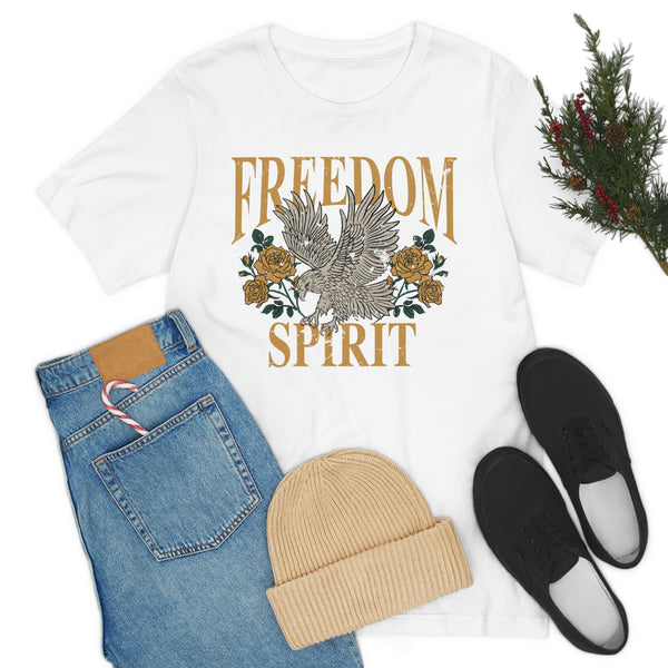 Freedom Spirit Eagle Grunge Unisex Tee