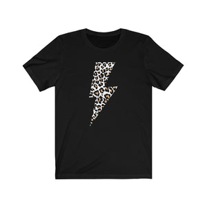 Leopard Lightning Bolt Unisex Tee