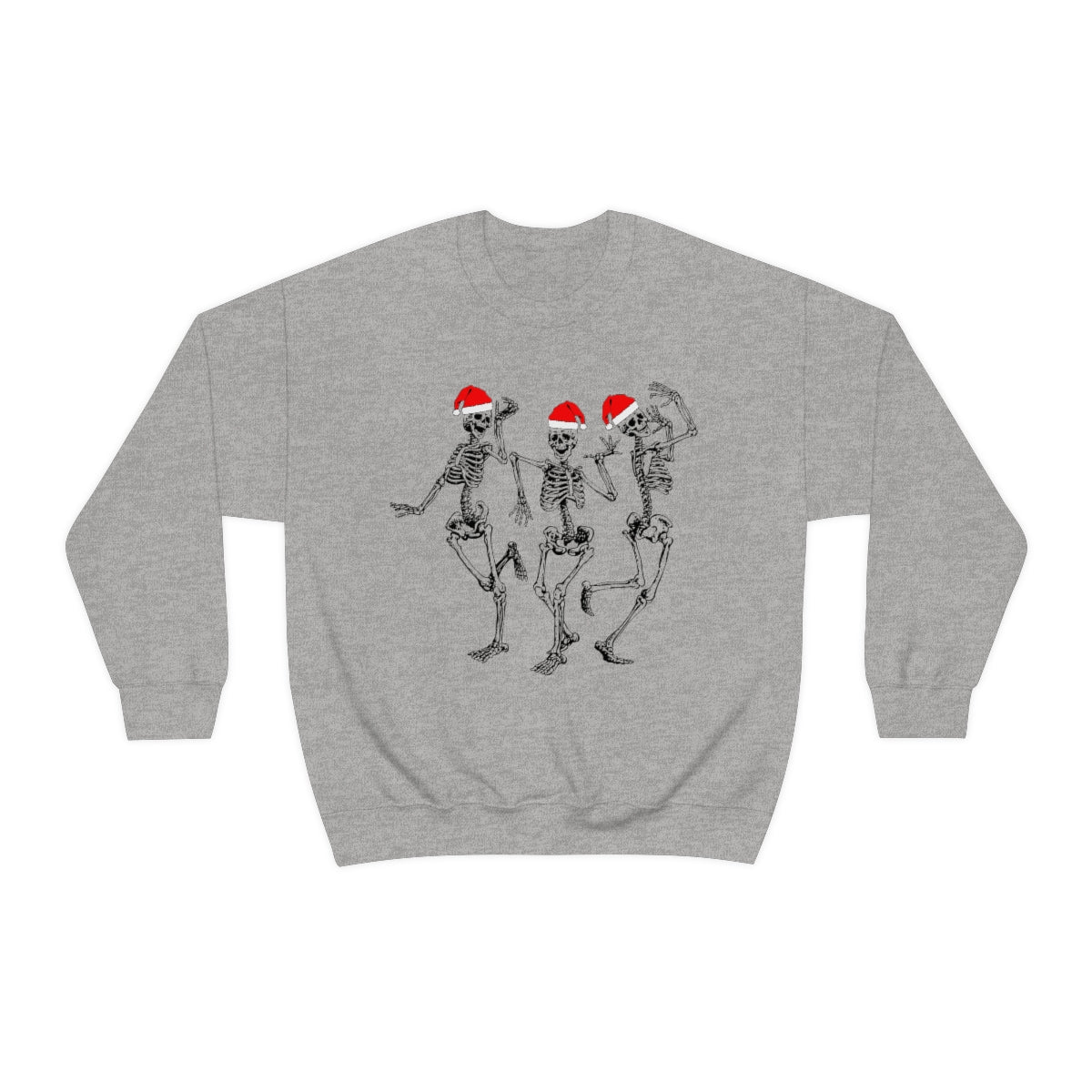 Dancing Skeleton Santas Unisex Sweatshirt