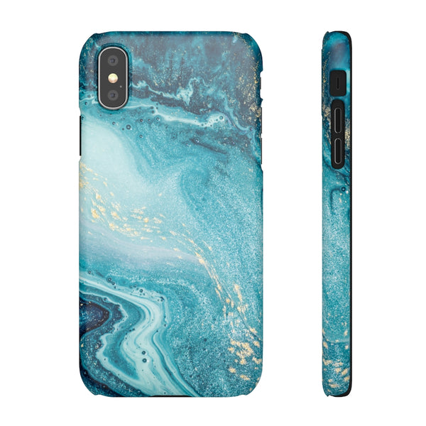 Ocean Marble Snap Phone Case