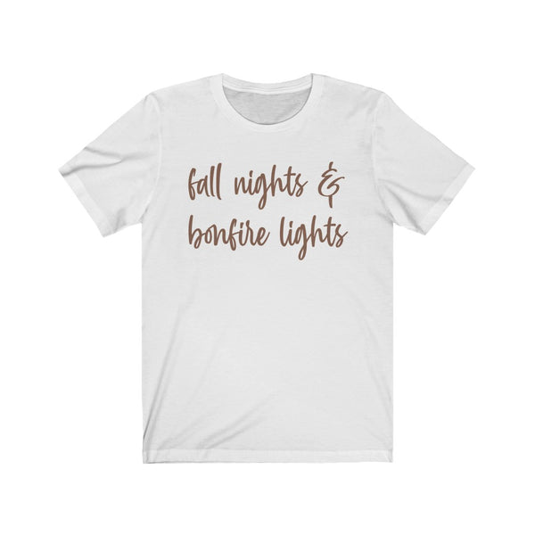 Fall Nights & Bonfire Lights Unisex Tee