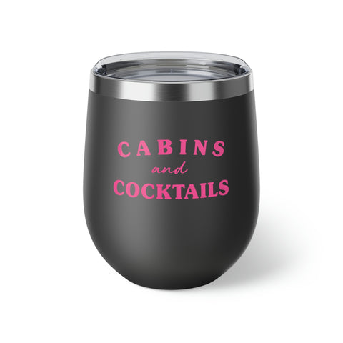 Cabins And Cocktails Insulated Cup, 12oz