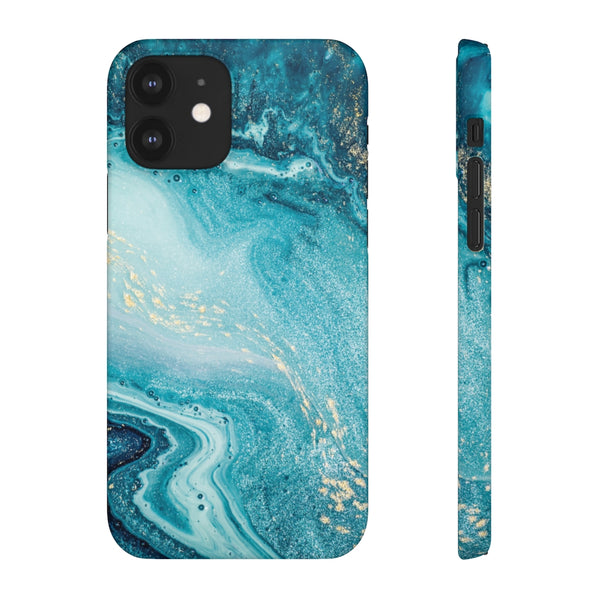 Ocean Marble Snap Phone Case