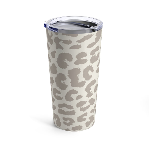 Taupe Leopard Tumbler 20oz