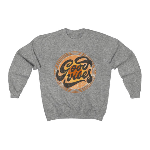 Good Vibes Only Distressed Unisex Sweatshirt