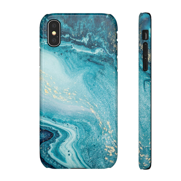 Ocean Marble Snap Phone Case