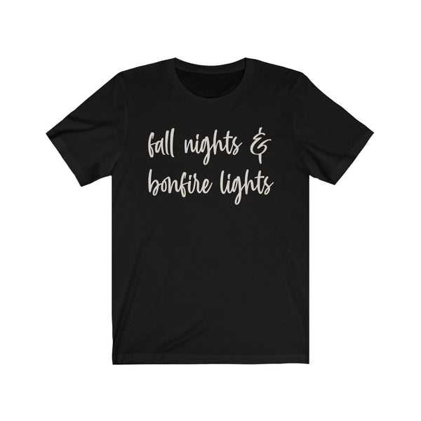 Fall Nights & Bonfire Lights Unisex Tee