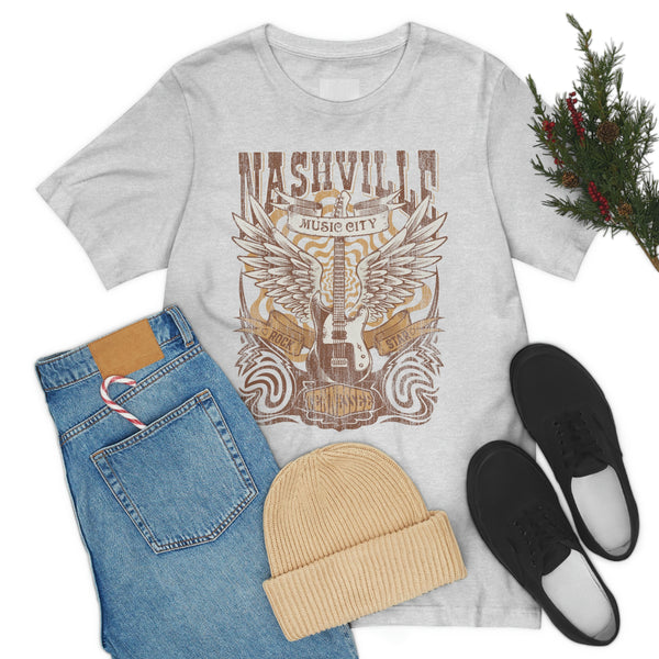 Nashville Music City Grunge Unisex Tee