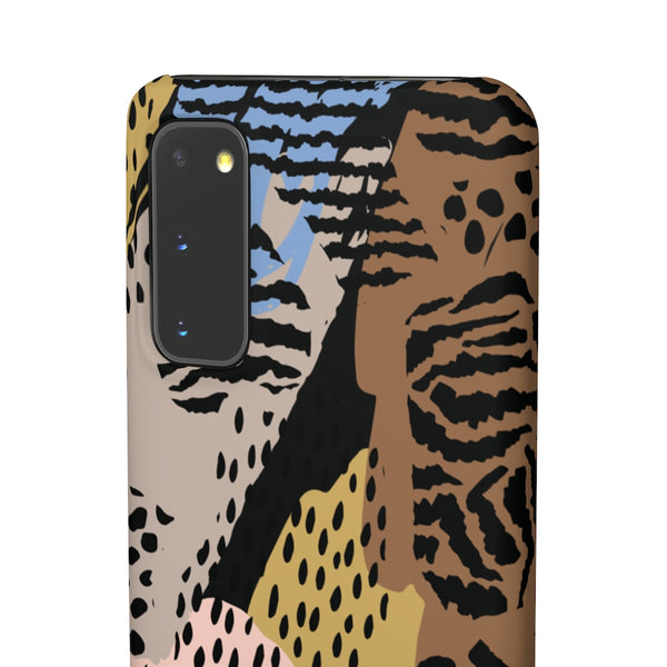 Abstract Cheetah Print Snap Phone Case