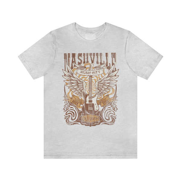 Nashville Music City Grunge Unisex Tee