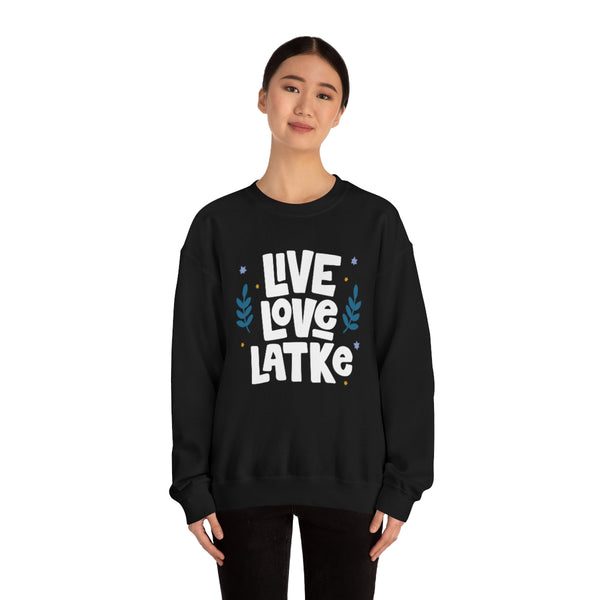 Live Love Latke Hanukkah Unisex Sweatshirt