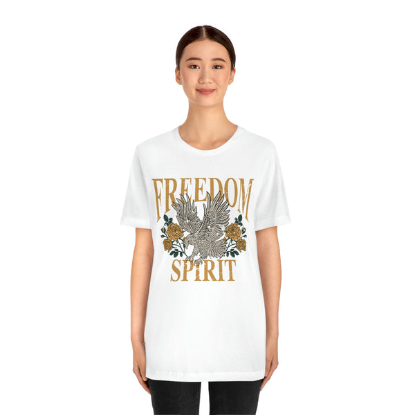 Freedom Spirit Eagle Grunge Unisex Tee