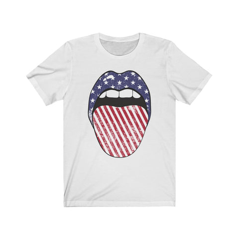 Stars + Stripes Tongue Out Unisex Tee