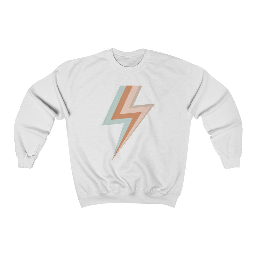 Striped Bolt Unisex Sweatshirt