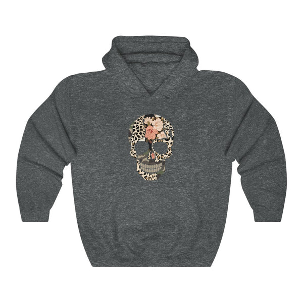 Multi Print Skull Unisex Hooded Sweatshirt