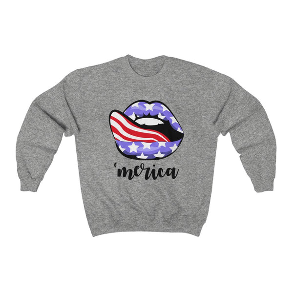 Merica Flag Stars Stripes Unisex Sweatshirt